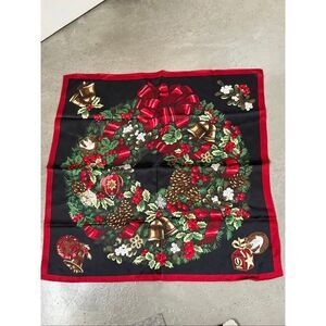 Collection XIIX Christmas Wreath Silk Scarf